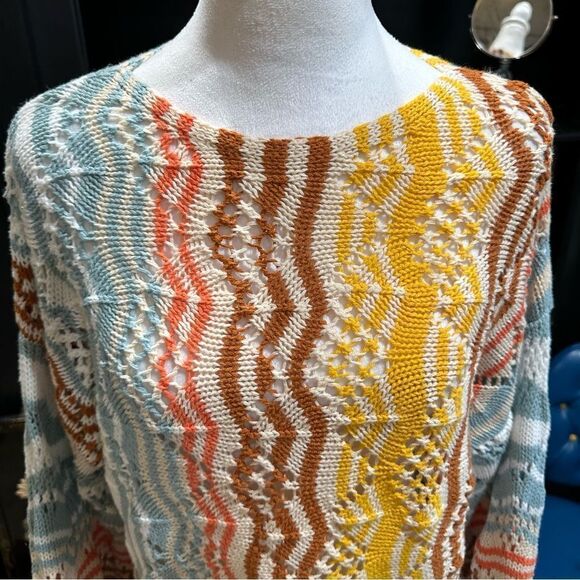 Cato hazel eyes knit sweater top size Medium - Picture 2 of 10